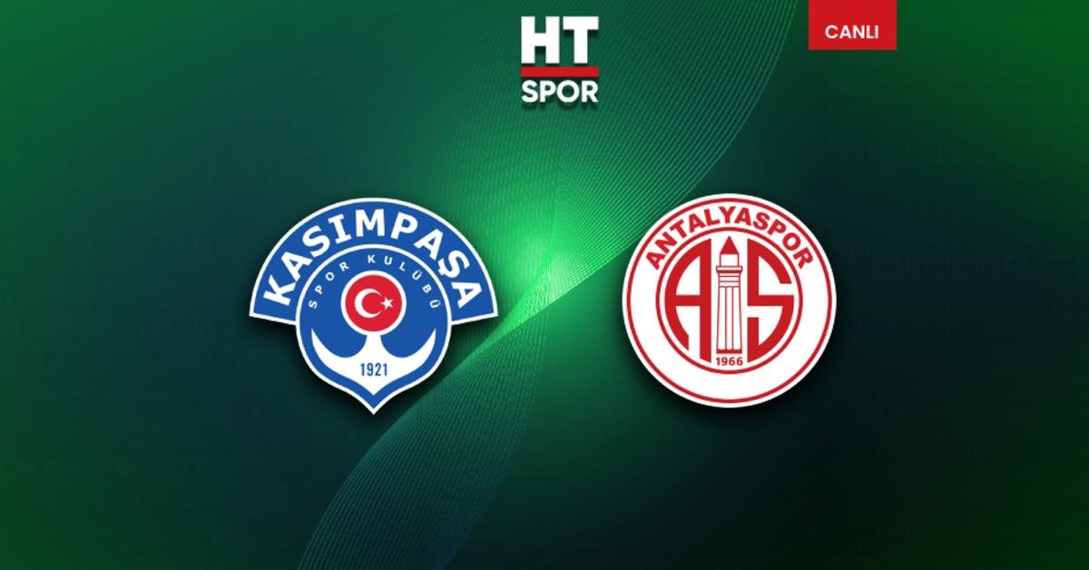 Kasımpaşa-Antalyaspor maçı CANLI YAYIN