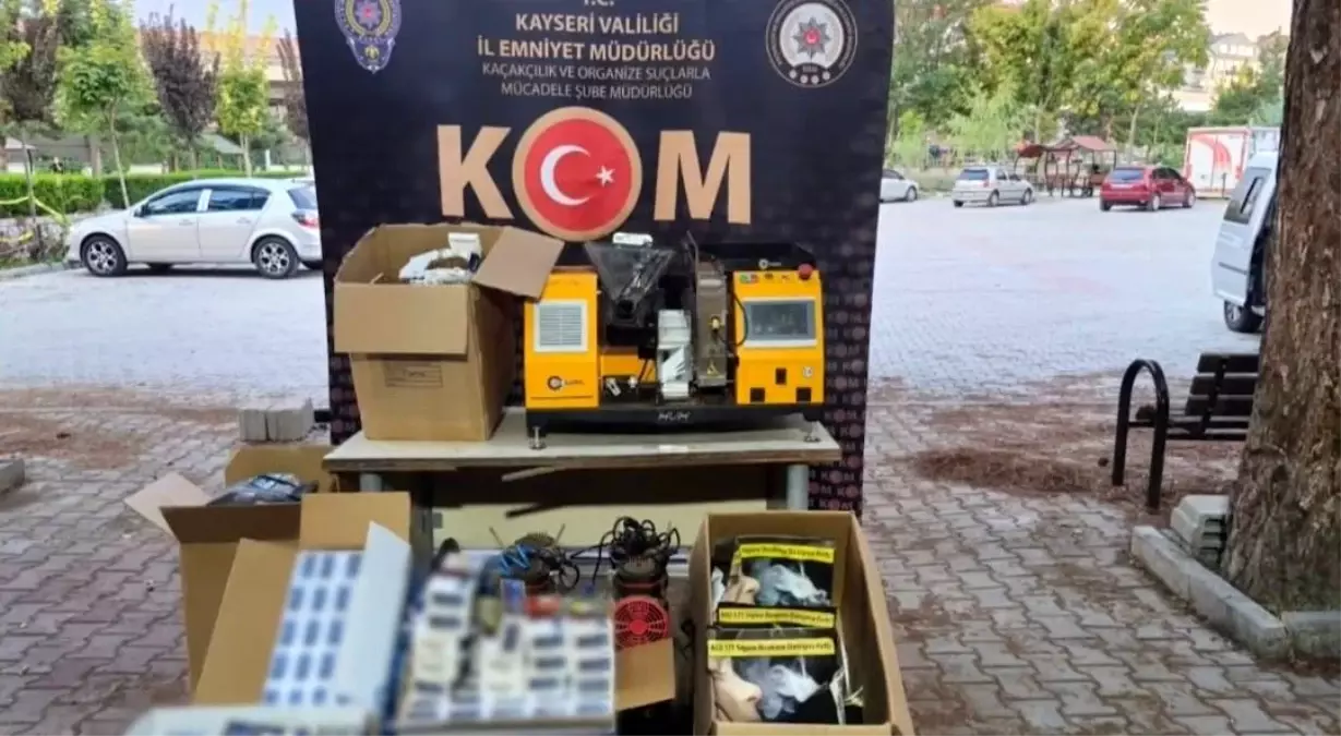 Kayseri’de Kaçakçılık Operasyonu