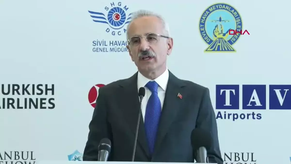 Ulaştırma Bakanı Uraloğlu, İstanbul Airshow 2024’te Ulaşım ve Havacılıkta Kaydedilen İlerlemeleri Vurguladı